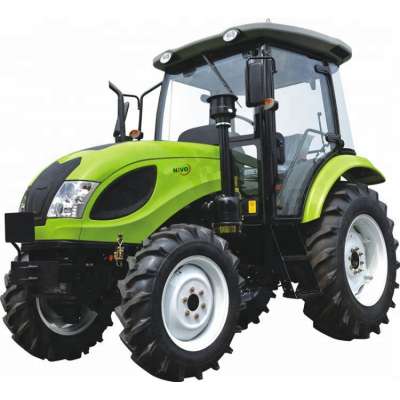 NIVO 45hp 4WD mini china wheeled tractor front loader and rear excavator with cabin 50hp 55hp 60hp 70hp and parts