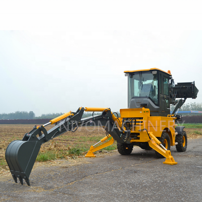 NIVO NV15-10 1ton mini backhoe loader 4*4  mini excavator and loader and attachments and parts